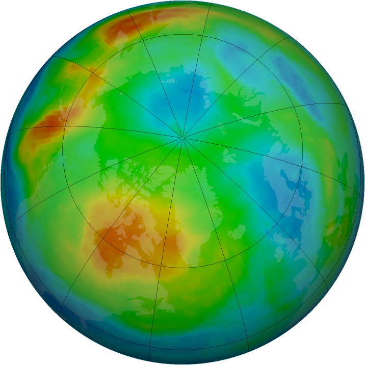 Arctic ozone map for 02 December 1983